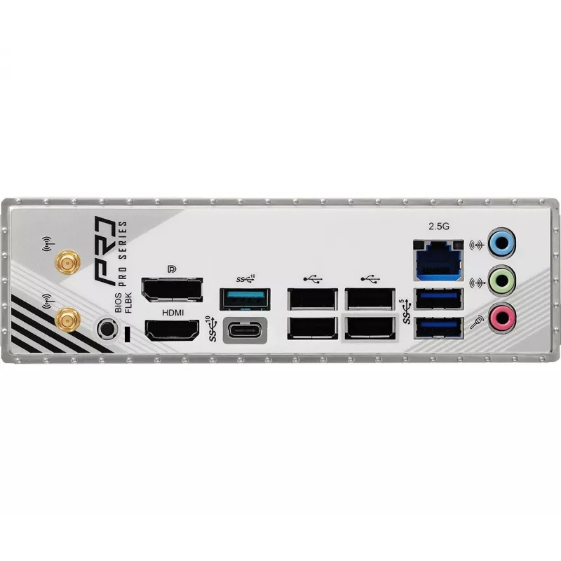 Placa base ASRock B850M Pro RS WiFi — AMD B850, socket AM5, microATX, DDR5, 4 DIMM, 256GB, Wi-Fi 6E, 2.5Gb LAN, 3x M.2