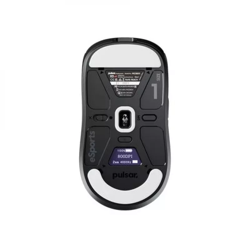 Ratón USB óptico inalámbrico X2 V3/ES SIZE1 negro PX23ES11 Pulsar