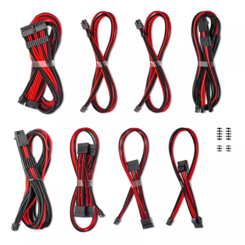 Set Dual StealthSense para Corsair RMi, RMx rojo
