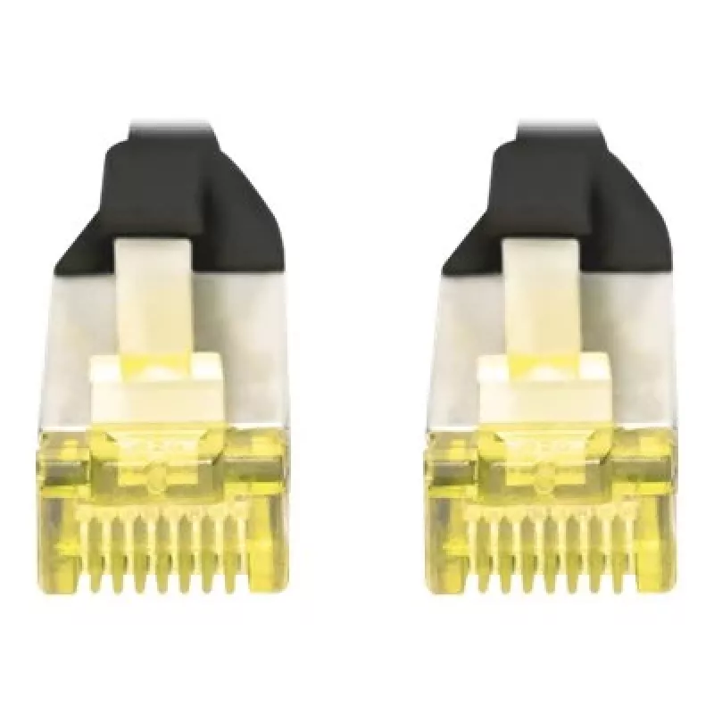 Cable de conexión DIGITUS CAT 6A S/FTP DK-1644-A-020-BL-10, 2 m, negro, 10 uds.