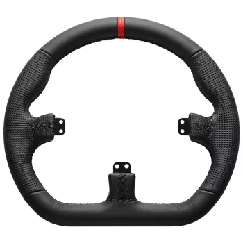 Asetek SimSports GT Rim - Closed D, cuero - negro