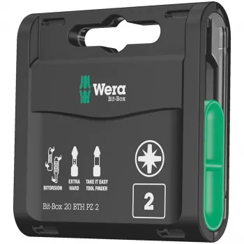 Punta de destornillador Wera 20 BTH PZ 2