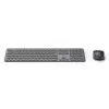 Set de teclado y ratón multi-dispositivo negro gris