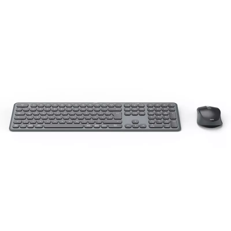 Set de teclado y ratón multi-dispositivo negro gris