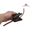 Maclean MCTV-676 B cubrecables organizador, negro
