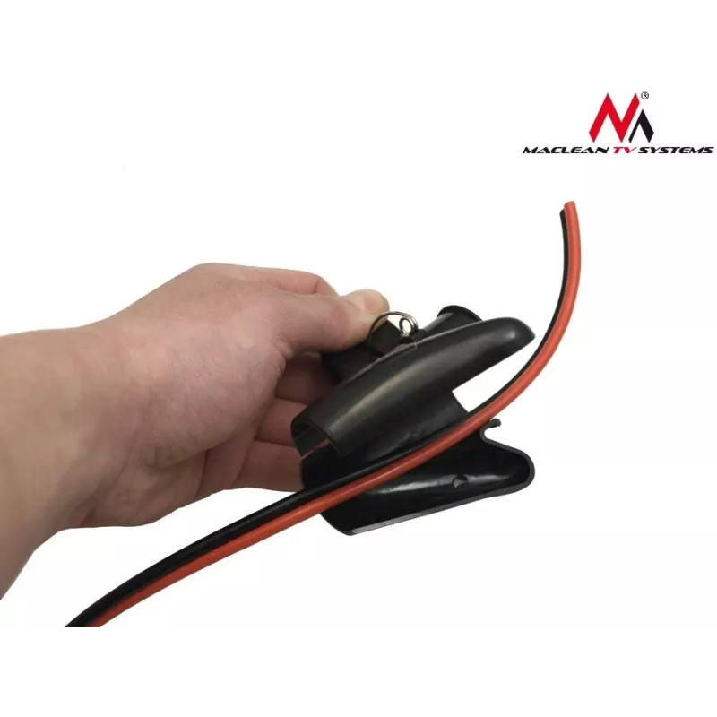 Maclean MCTV-676 B cubrecables organizador, negro