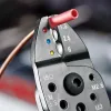 Knipex 97 21 215 alicate crimpador herramienta de crimpado negro, azul, rojo