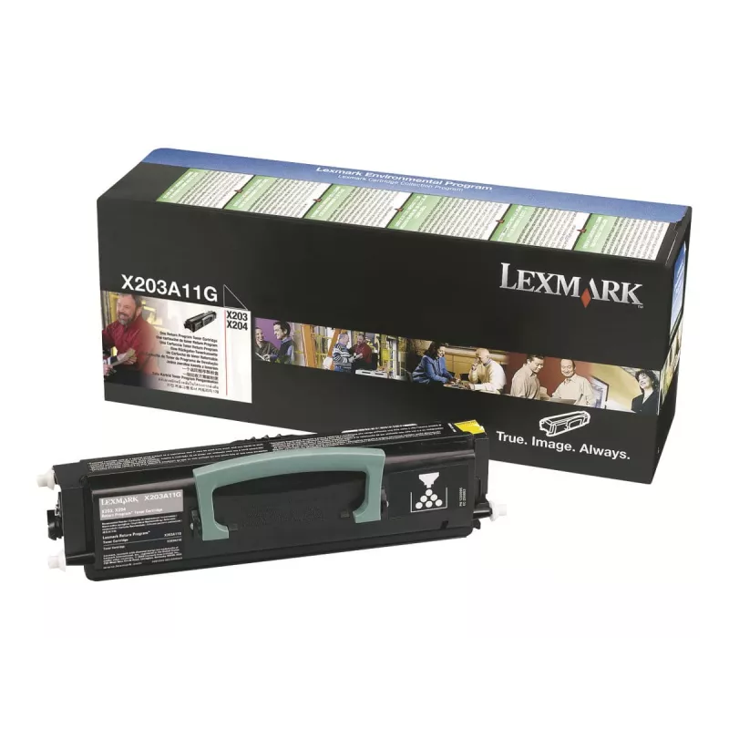 Tóner Lexmark X203A11G - negro - capacidad: 2.500 páginas (X203A11G)