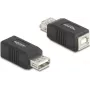 Adaptador de cable DeLOCK 67203 USB Type-A USB Type-B negro