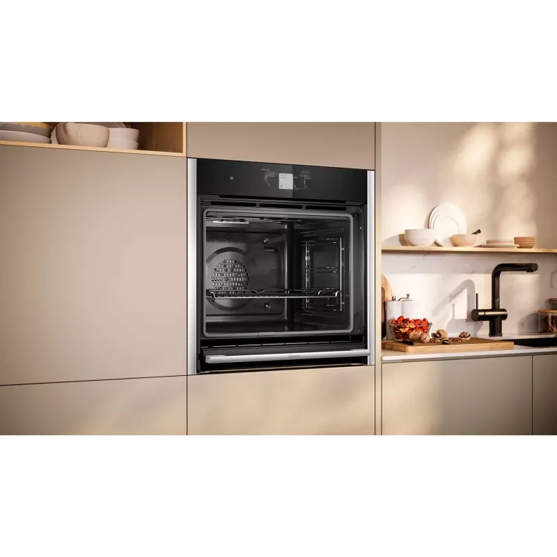 Neff B64CT73N0 Horno 71 L Negro, acero inoxidable
