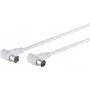 Cable coaxial S/CONN 80088-32 10 m blanco