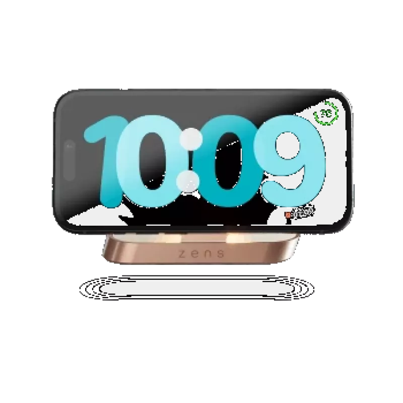 cargador inalámbrico Zens Aluminium Series 20W/15W para teléfonos y auriculares compatibles con Qi