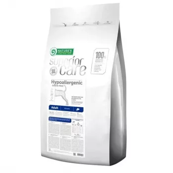 Pienso seco para perros Nature's Protection Hypoallergenic Adult All Breeds — salmón, 10 kg, sin cereales, 24 % proteína, 14 % grasa