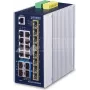 Switch gestionado PLANET IP30 Industrial L3 8 puertos