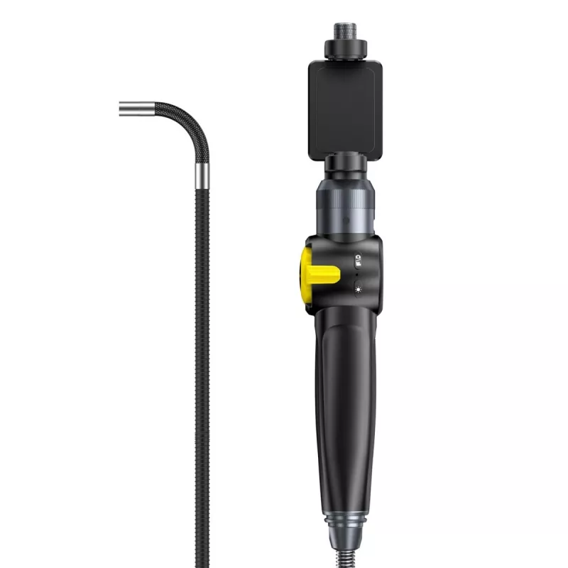 Ulefone uSmart E03 UF-EC03 cámara endoscópica, 1280x720 HD, sonda orientable 180° en dos direcciones, 6 LED, IP67, cable semirrígido de 1 m