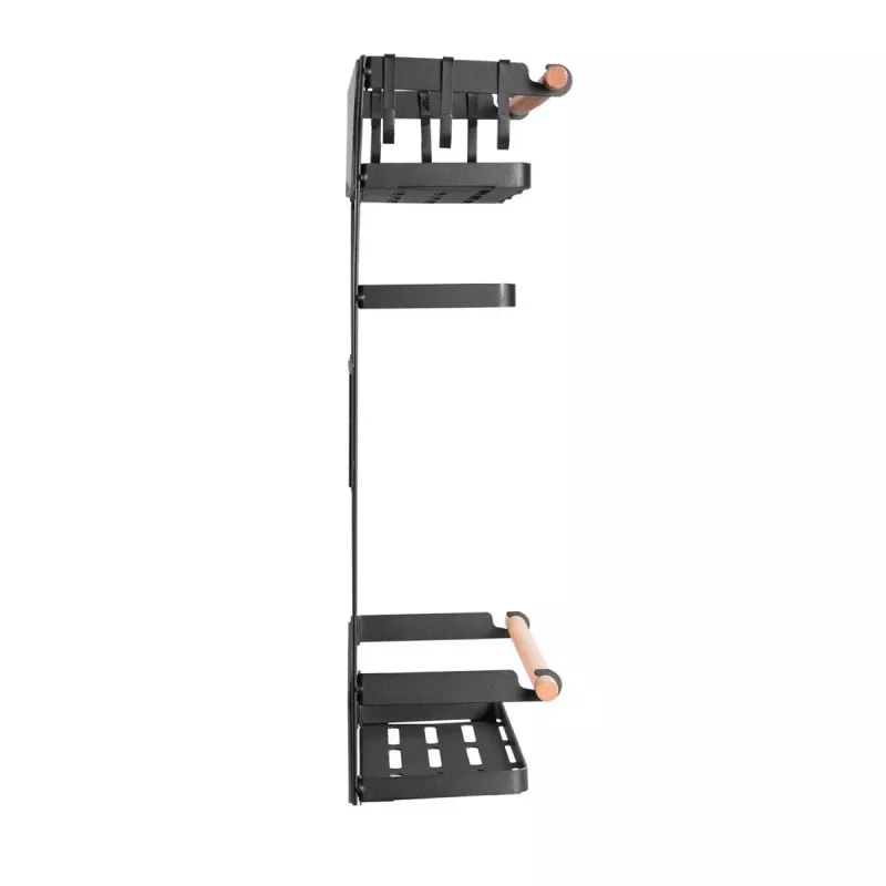 Maclean MC-910 estante magnético para frigorífico/lavadora, negro
