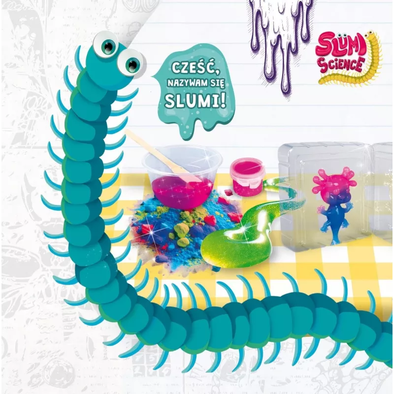 Antiestrés Liscianigiochi Slumi Science Axolotl modelo 304-PL110322 para juego educativo