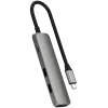 Hub de interfaz Satechi ST-P4SM USB Type-C 10000 Mbit/s gris