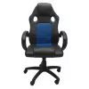 Topeshop FOTEL ENZO NIEB-CZAR silla de oficina/ordenador asiento acolchado respaldo acolchado