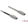 Cable PS/2 DELOCK 87235 – mini-DIN de 6 polos a mini-DIN de 6 polos, 1,8 m, beige