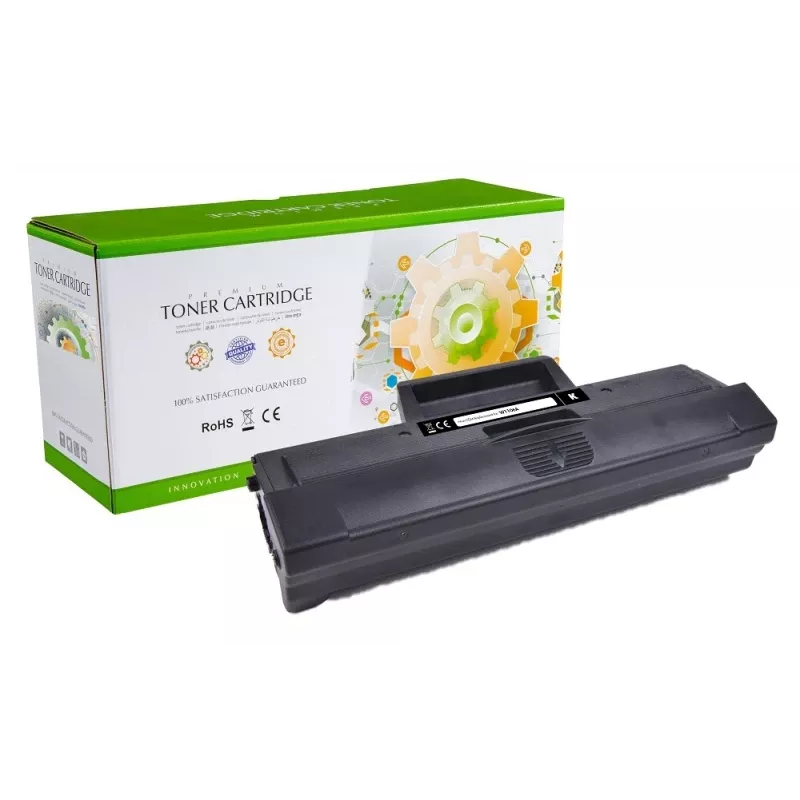 Static Control cartucho de tóner compatible HP 106A (W1106A) con chip, negro