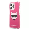Karl Lagerfeld KLHCP13XTPECPI iPhone 13 Pro Max 6.7 funda rígida fucsia/FUSCHIA Choupette Head