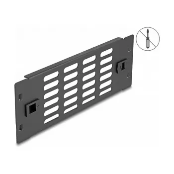 Panel ciego ventilado DeLOCK para armario de red de 10