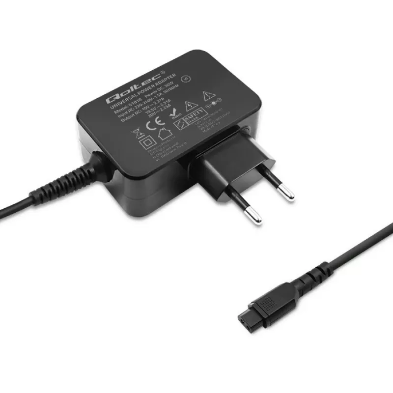 Fuente de alimentación QOLTEC universal 30W con 8 conectores intercambiables