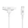 Cable USB HYPER HyperJuice USB 2.0 1,5 m USB-C USB-C/Lightning blanco