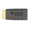 Adaptador HDMI (conector macho) > HDMI (conector hembra), emulador EDID (negro)