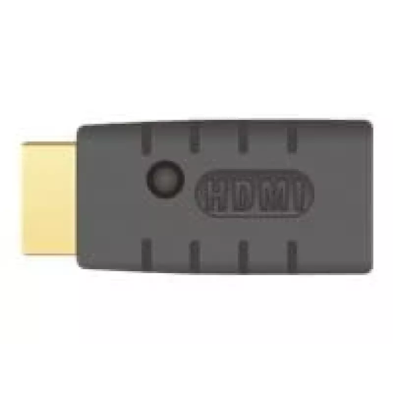 Adaptador HDMI (conector macho) > HDMI (conector hembra), emulador EDID (negro)