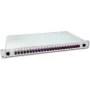 Lightwin Caja de empalme de fibra óptica, 24 fibras, 24x SC multimodo, 50/125µm OM4 cajas de empalme con pigtail (SPBOX 24G50 OM4 SC)