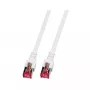EFB-Elektronik Cable de parcheo RJ45 Cat.6 S/FTP LSZH Blanco 10m Fabricante: EFB Elektronik (K5518.10)