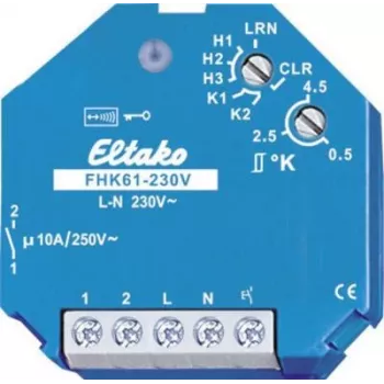 Relé de calefacción/refrigeración Eltako FHK61-230V (MPN 30100045) para sistemas de 230 V