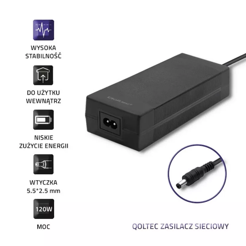 Fuente de alimentación Qoltec 50793