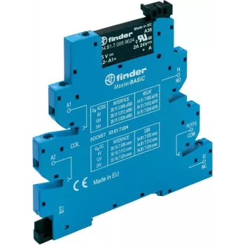 Relé de acoplamiento Finder MasterBasic slim para carril DIN 39.10.8.230.8240 tensión de conmutación 230 V/AC (39.10.8.230.8240)