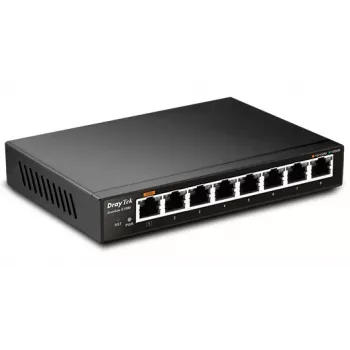 Switch Ethernet Gigabit L2 no gestionado Draytek VigorSwitch G1080 negro