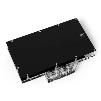 Backplate Alphacool 13463 Acrílico Aluminio Negro 145,2 mm