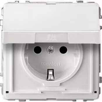 Toma de corriente Merten MEG2310-7219 CEE 7/3 blanca 250 V 16 A (compatible con conector CEE 7/4)
