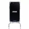 Collar Lookabe Snake Edition para iPhone X/Xs — accesorio con colgante plateado