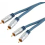 Cable de audio ShiverPeaks 40102-1MHQ — 2x RCA a 2x RCA, longitud 1,0 m