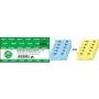 Bloc de números Sigel GN500 1–500, formato B 105 x H 50 mm con perforación para colgar