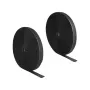 Cinta de velcro resistente DeLOCK 25 m x 25 mm negra