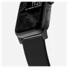 Correa Nomad Modern Strap negra de cuero activo con conector negro 42/44/45/49 ProV2