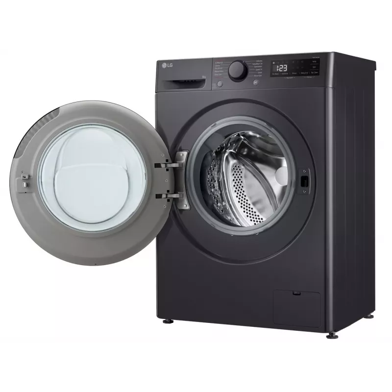 Lavadora LG F2WR508S2M — Carga frontal, 8 kg, 1200 rpm, A…