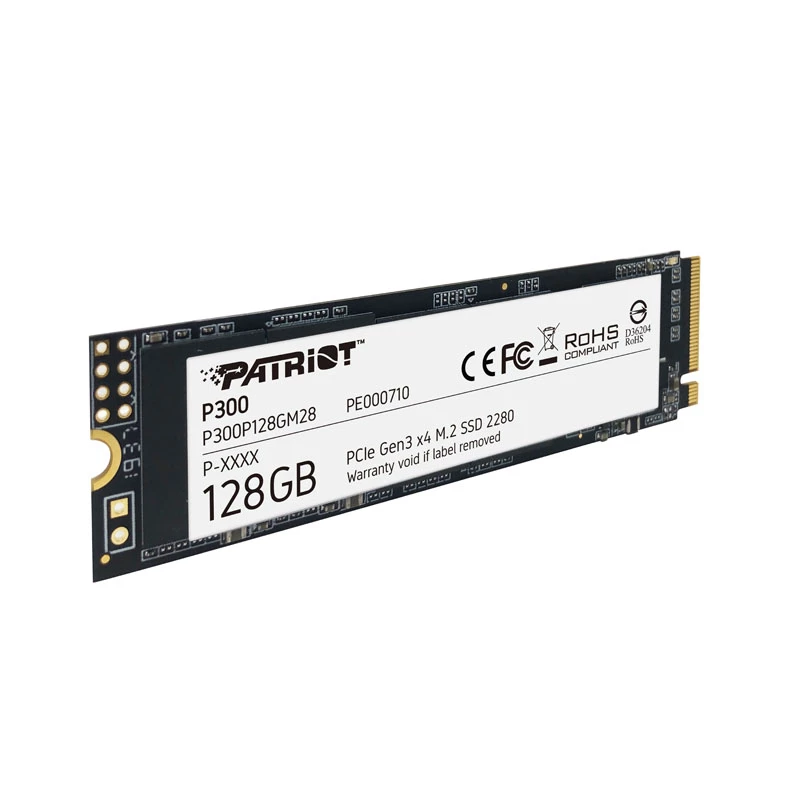Unidad de estado sólido interna Patriot Memory P300P128GM28 M.2 128 GB PCI Express NVMe