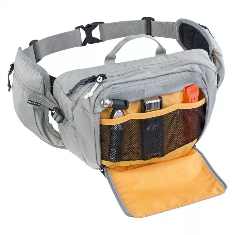 EVOC Hip Pack riñonera malla nailon ripstop gris 3L unisex
