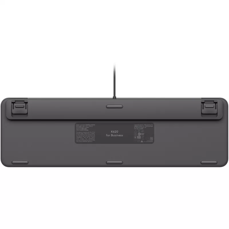Teclado con cable LOGITECH Signature Slim K620 para empresas - GRAPHITE - US INT'L - USB - N/A - INTNL-973 - USB-C