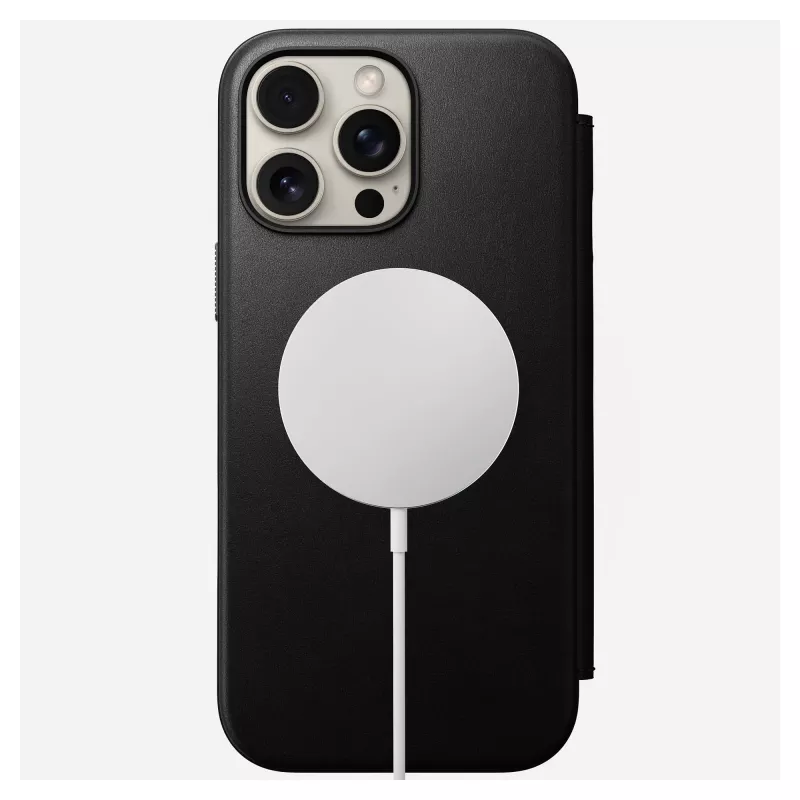 Funda tipo folio para móvil Nomad NM01675785 para móviles Apple, compatible con hasta 17,5 cm (6,9