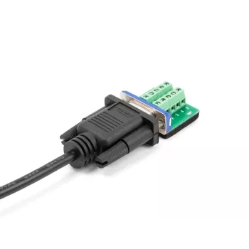 DeLOCK cable serie RS-232 D-Sub9 conector macho a conector macho 2 m negro